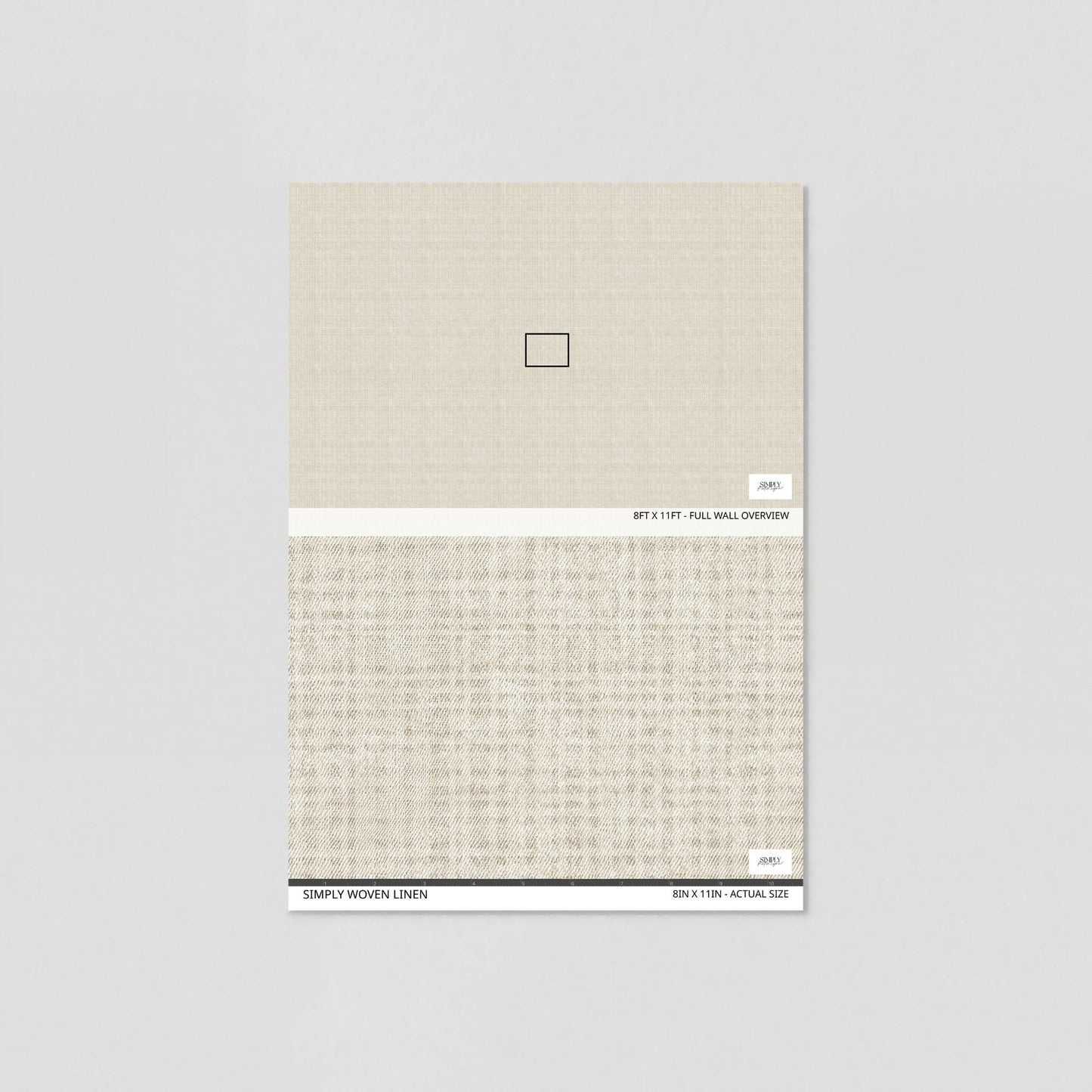 Simply Woven Linen Wallpaper