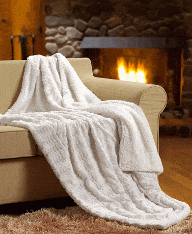 Polar | Faux Fur & Sherpa Throw