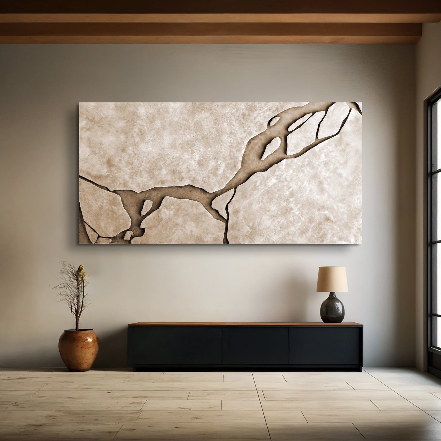 Tributary | Abstract Canvas Wall Art