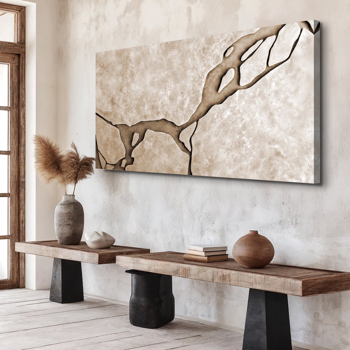 Tributary | Abstract Canvas Wall Art