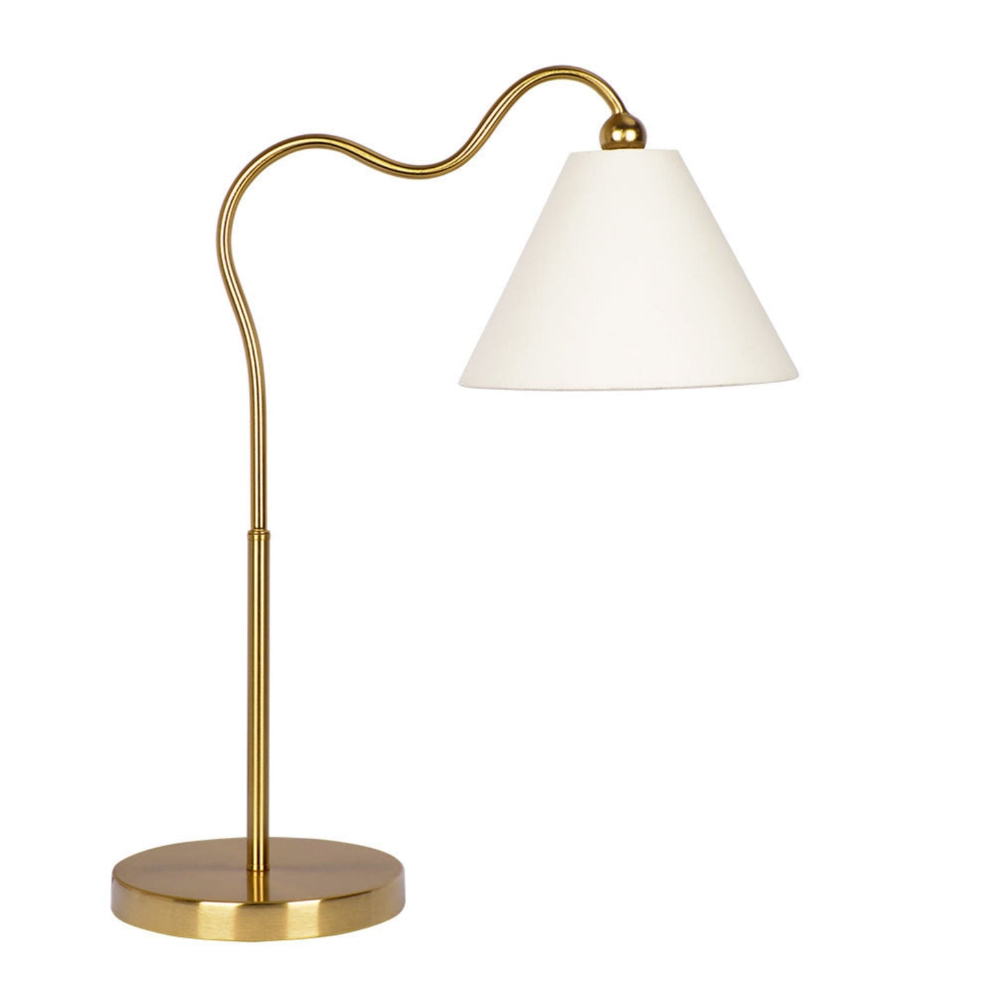 After Hours | Brass Arc Table Lamp