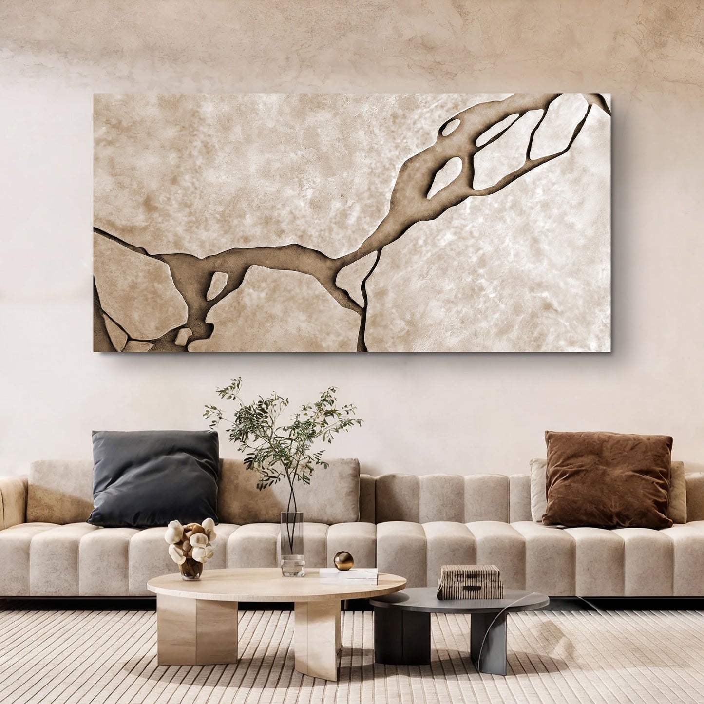 Tributary | Abstract Canvas Wall Art