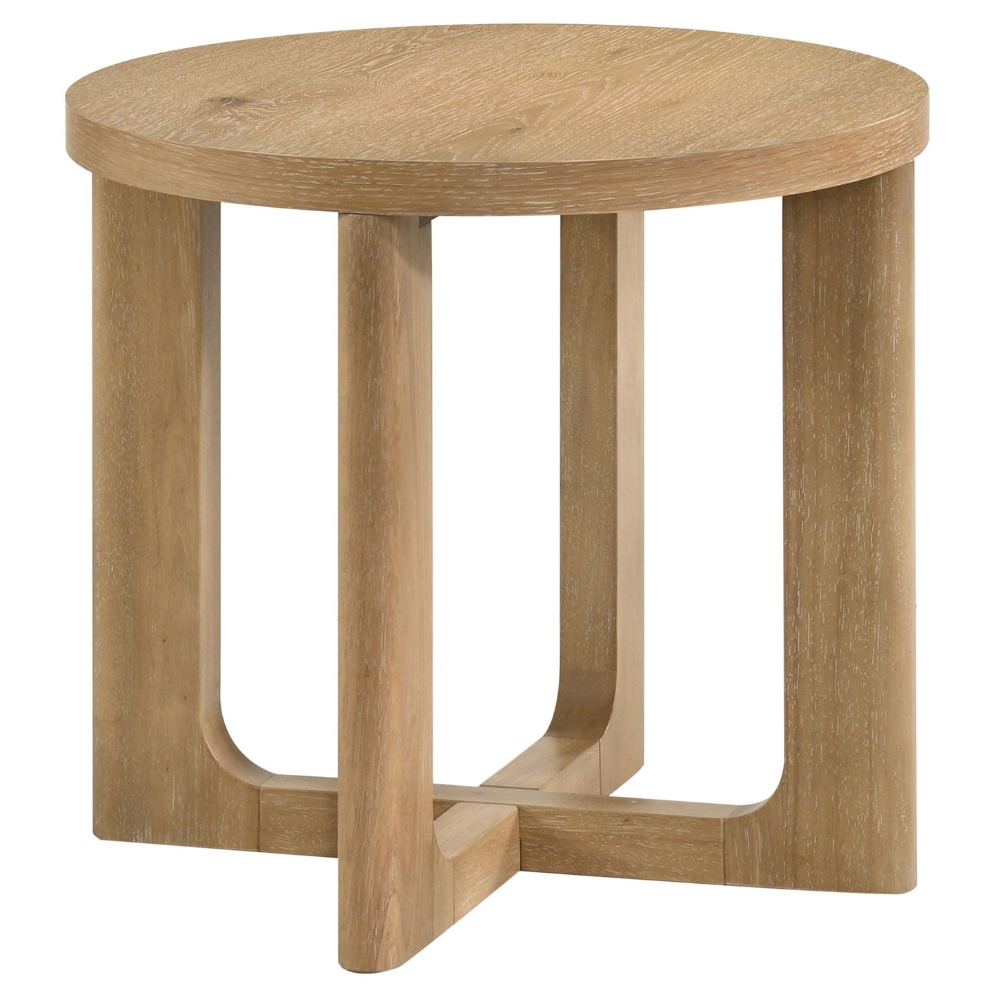 Clearing | Round Sculptural End Table