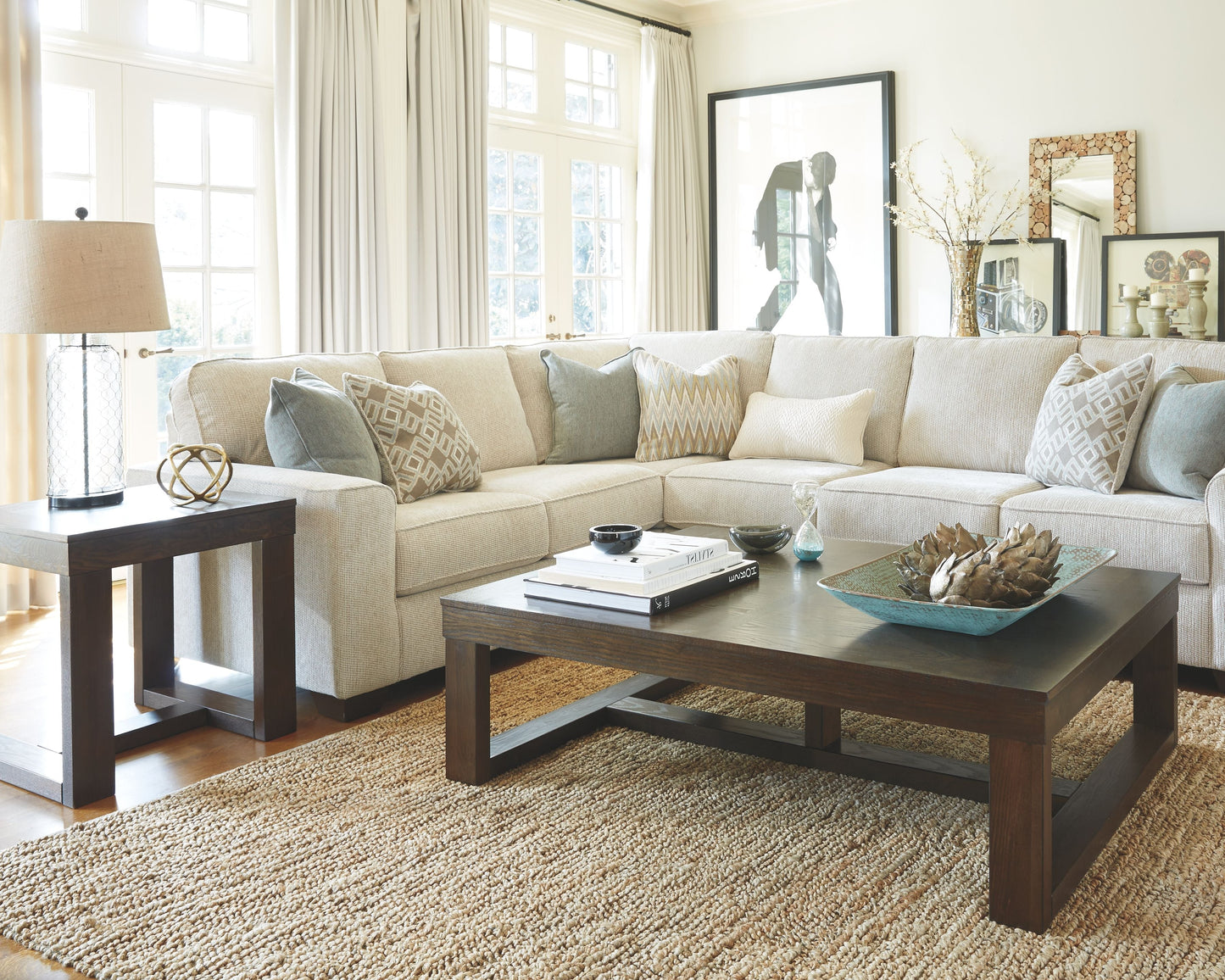 Center of Gravity — Dark Walnut Coffee Table