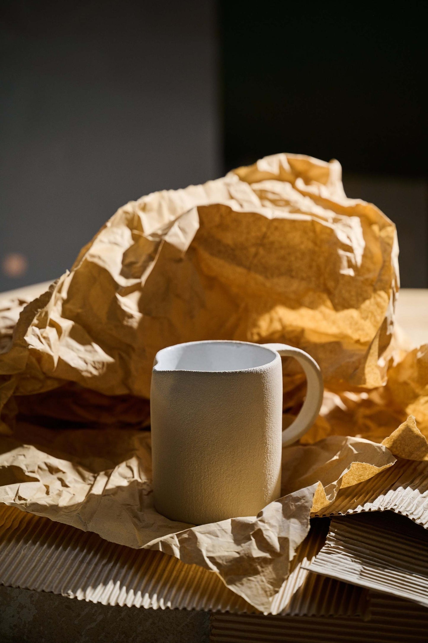Handmade Stoneware Pitcher