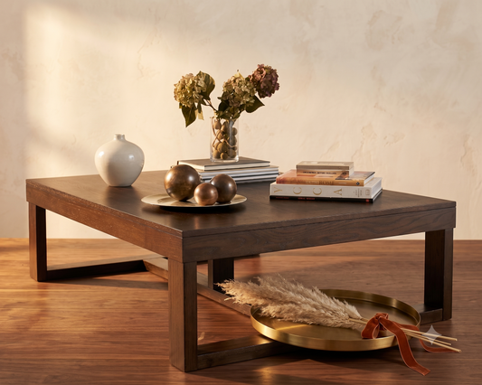 Center of Gravity — Dark Walnut Coffee Table