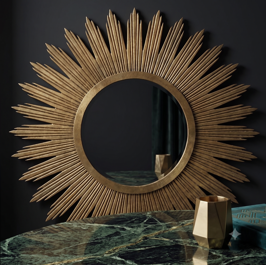 Soleil | Gold Sunburst Mirror