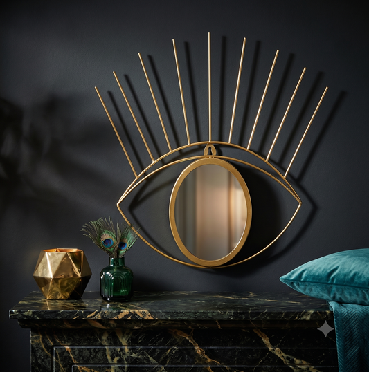 Third Eye | Gold Wall Mirror