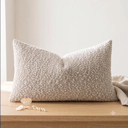 Soft Edge | Bouclé Lumbar Pillow