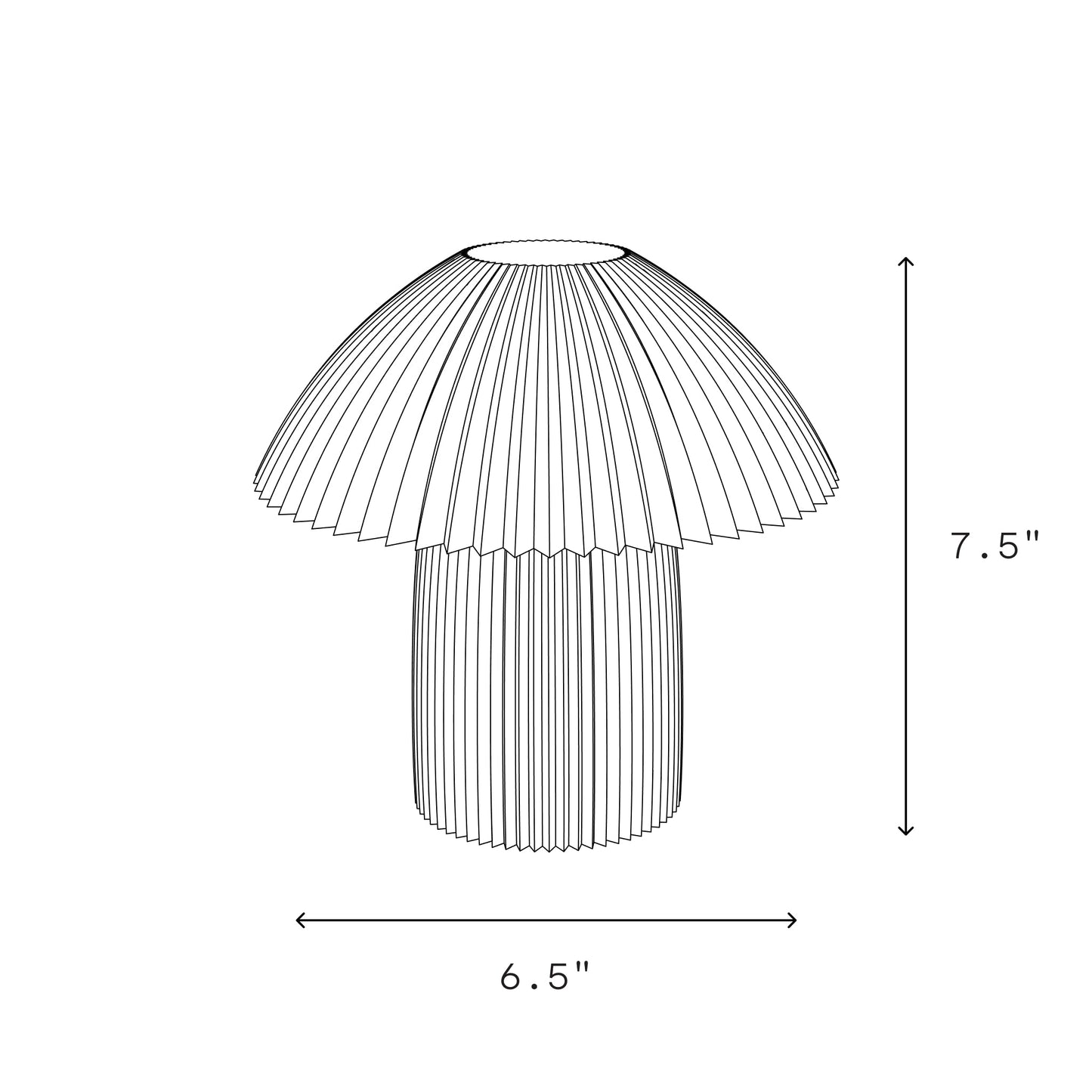 Mycelium | Cordless Mushroom Lamp