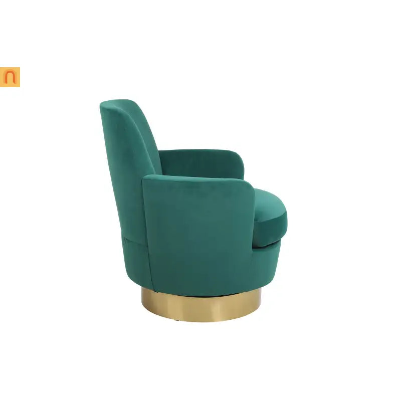 Ovation |  Emerald Velvet Swivel Chair