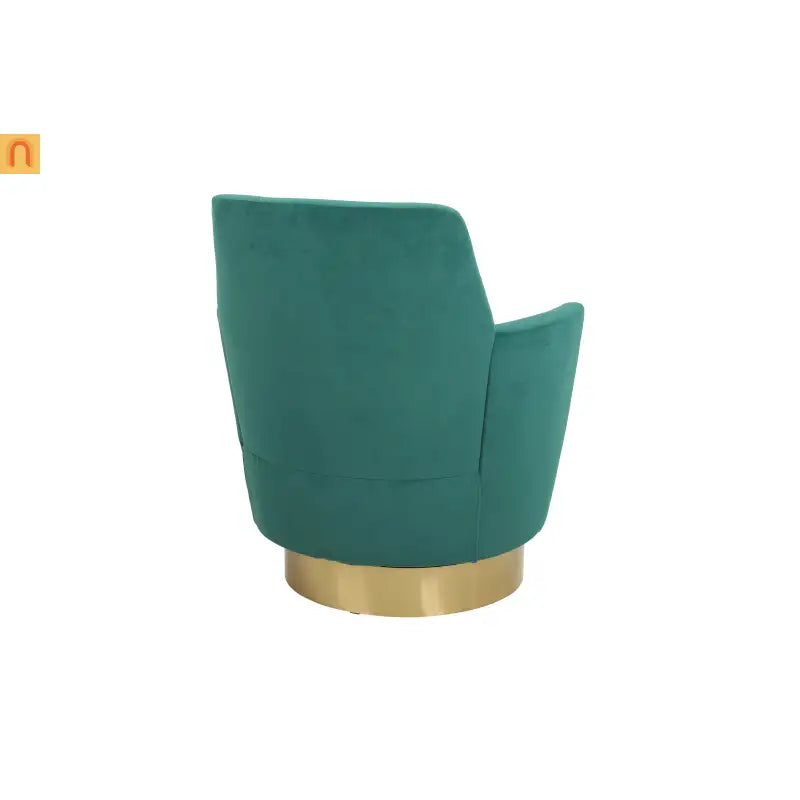 Ovation |  Emerald Velvet Swivel Chair