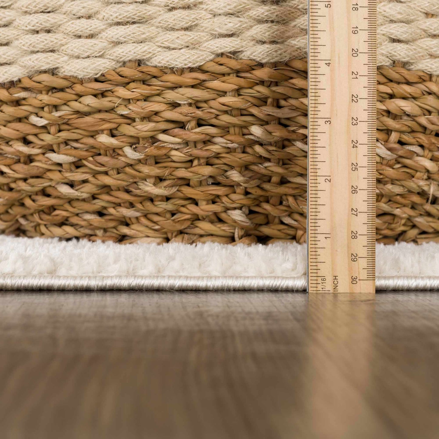 Gridline | Ivory & Brown Area Rug