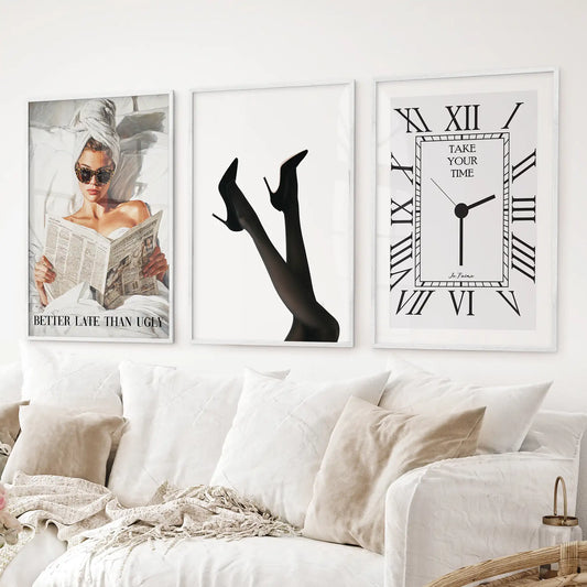 Icon | Fashion Illustration Wall Art (Set of 3)