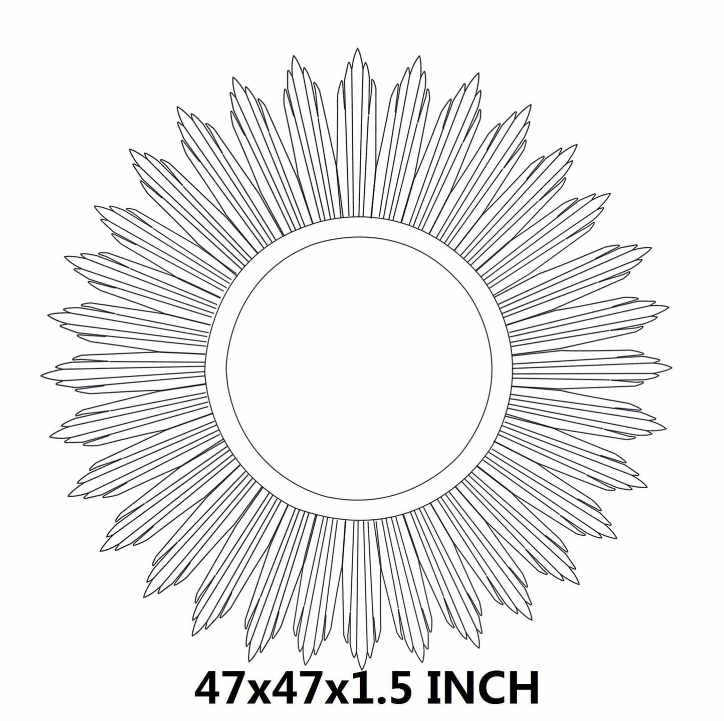 Soleil | Gold Sunburst Mirror