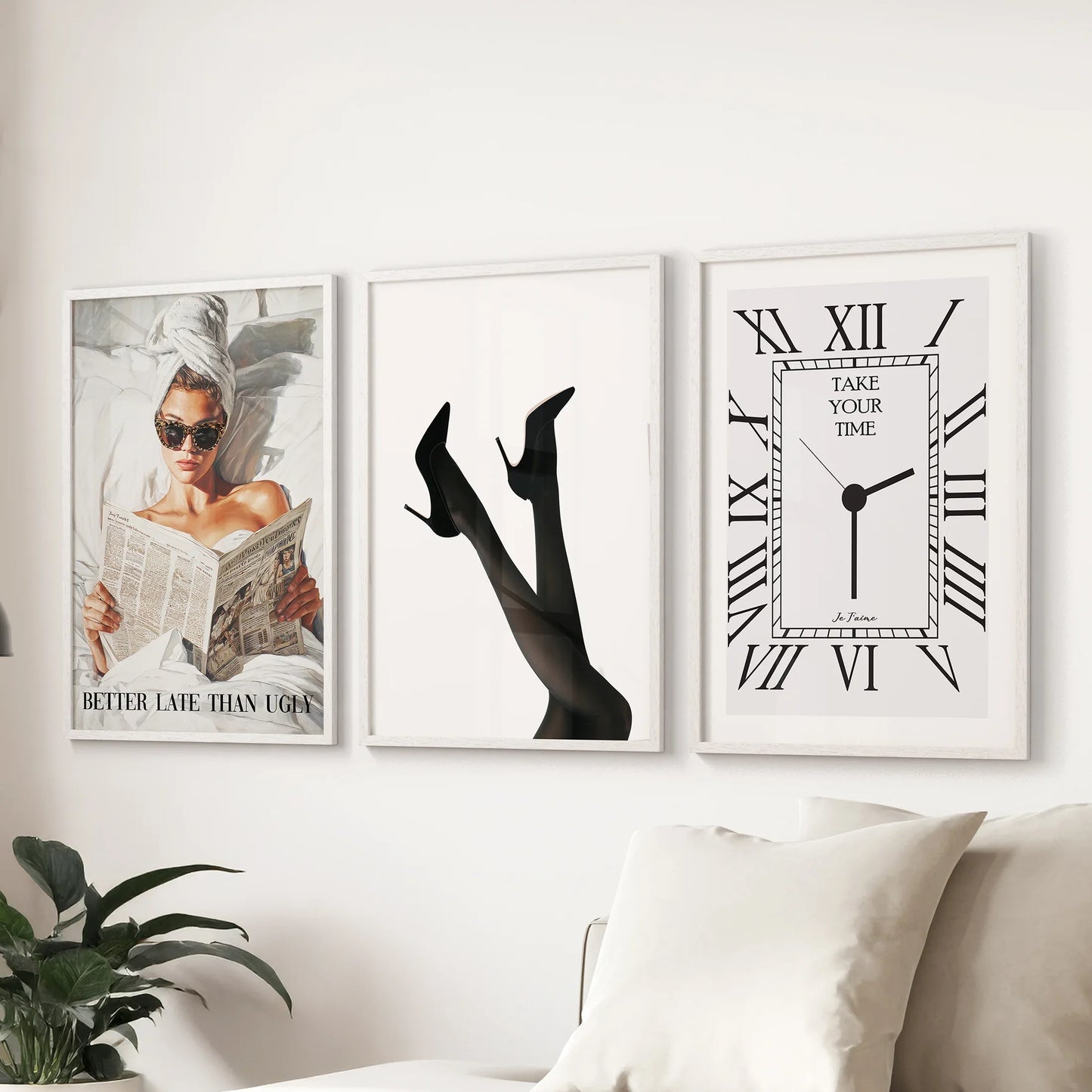 Icon | Fashion Illustration Wall Art (Set of 3)