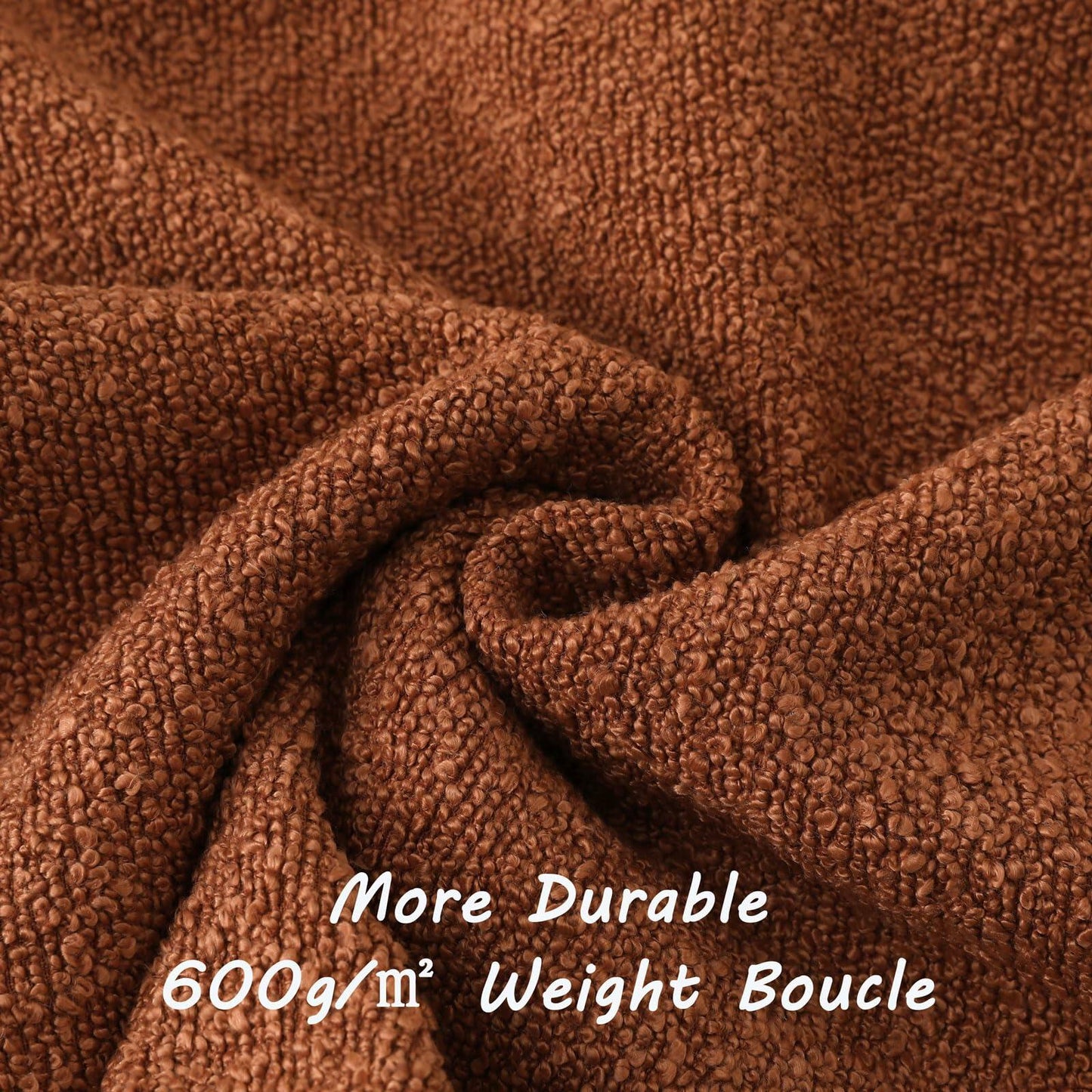 First Chill | Rust Boucle Pillow Covers (Set of 2)