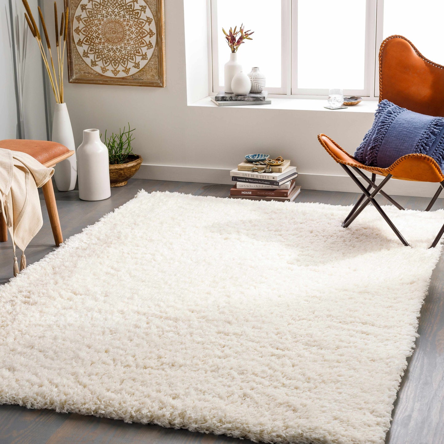 Powder Room | Cream Plush Rug
