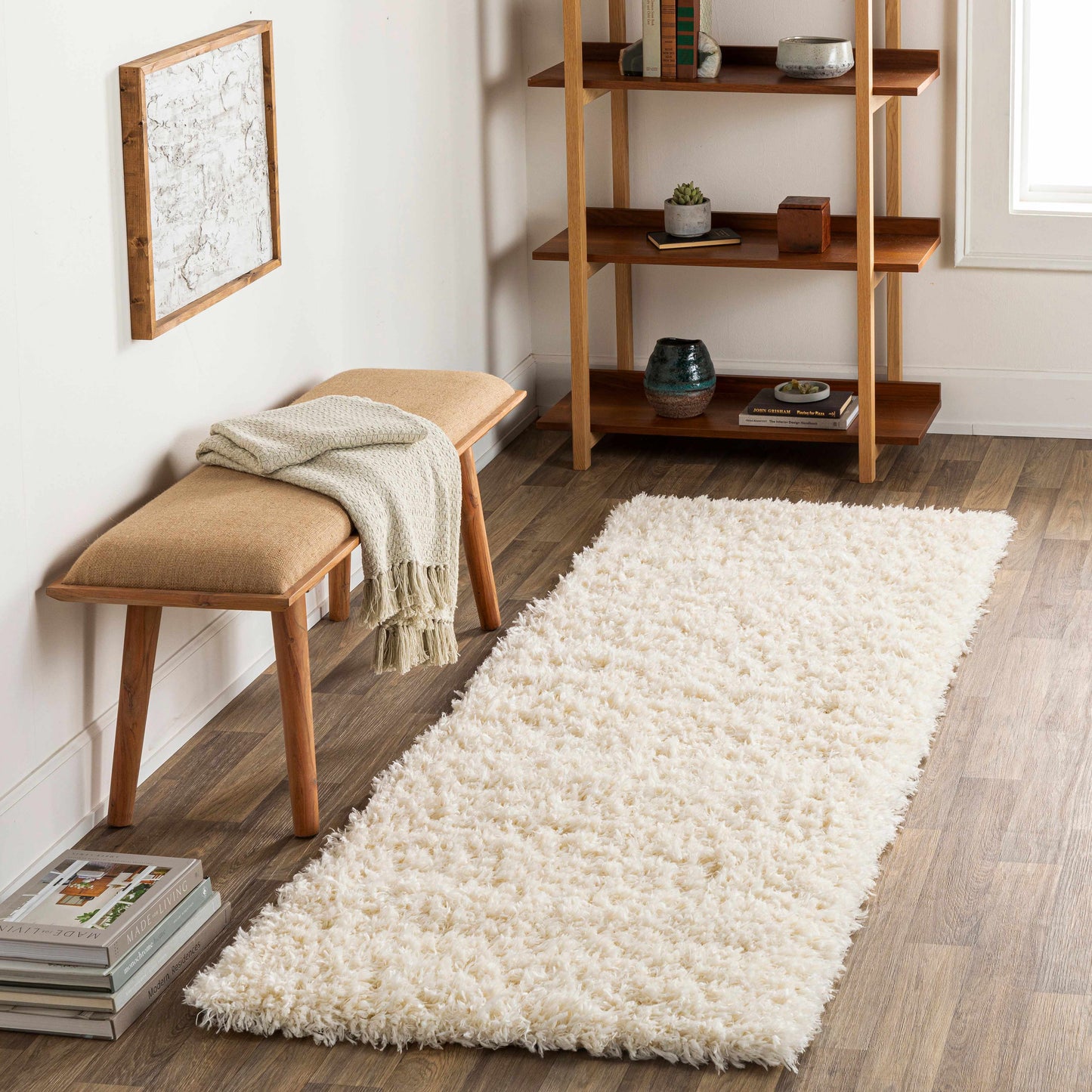 Powder Room | Cream Plush Rug
